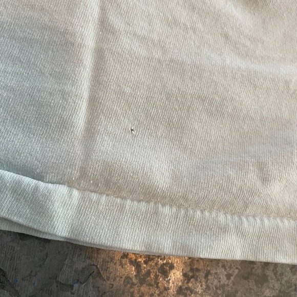 Vintage Sumo Wrestler Cats Single Stitch Tee Shirt Womens Small Blue Funny 80s - Picture 9 of 13